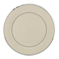 Lenox Solitaire Service Plate, Buffet, ivory/platinum