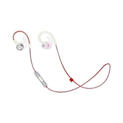 제이비엘 JBL Reflect Contour 2.0, Secure Fit, in-Ear Wireless Sport Headphone with 3-Button Mic/Remote - White