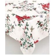 Lenox Butterfly Meadow Poinsettia 120 Oblong Tablecloth
