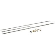 American Fire Glass SS-H-48 Stainless Steel H-Style Burner - Natural Gas, 48 x 8