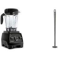 Vitamix Professional Series 750 Blender, Professional-Grade, 64 oz. Low-Profile Container, Black, Self-Cleaning - 1957 & Blade Scraper Accessory, Grey