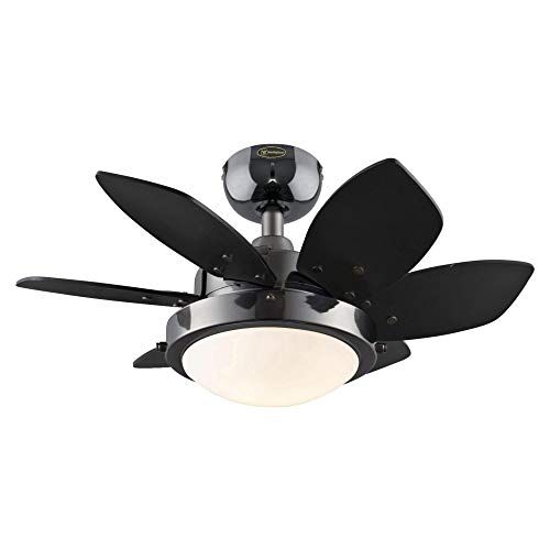  Westinghouse Lighting 7224600 Quince Indoor Ceiling Fan with Light, 24 Inch, Gun Metal