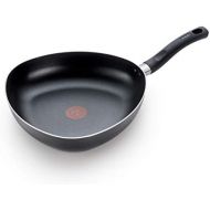 T-fal Triforce Non-Stick Thermo-Spot Heat Indicator Dishwasher Oven Safe Triangle Easy Pour Pan Cookware, 4 Qt, Black