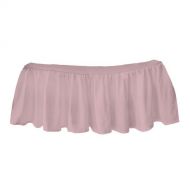 Bkb bkb Solid Ruffled Mini Crib Skirt, Pink
