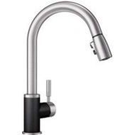 Blanco 442055 Sonoma 1.5 Bar Sink Faucet, Anthracite/Stainless Dual Finish