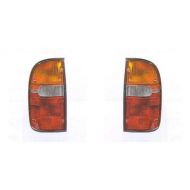 Go-Parts PAIR/SET - OE Replacement for 1995 - 2000 Toyota Tacoma Rear Tail Lights Lamps Assemblies / Lens / Cover - Left & Right (Driver & Passenger) Side Replacement For Toyota Ta