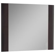 SKB family Cappuccino Wood Wall Mirror, 23.6 x .5 x 17 lbs