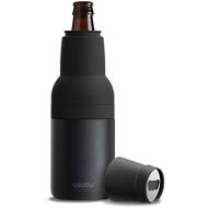 [아마존베스트]Asobu Frosty Beer 2 Go Vacuum Insulated Double Walled Stainless Steel Beer Can and Bottle Cooler with Beer Opener (black)