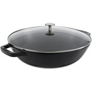 STAUB 1312923 Cast Iron Perfect Pan, 4.5-quart, Black Matte