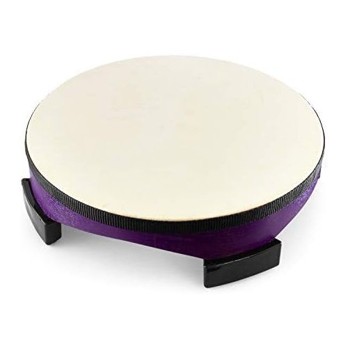  TIGER World Rhythm FD 10 10 Wooden Base Gathering Drum Club Kids Percussion Instrument with 2 Mallets for Kids