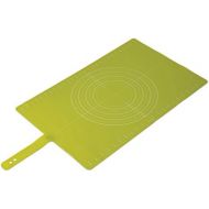 Joseph Joseph 20031 Silicone Roll-Up Pastry Mat with Measurements, Green