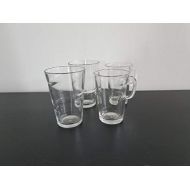 Nespresso 2x VIEW Mugs & 2 VIEW Recipe Glasses Set