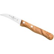 [아마존베스트]Schwertkrone Fuchs Knife Solingen Germany Fruit Knife / Vegetable Knife Sharp/Paring Knife Wood Olive 15.5 cm Curved Rustproof Bird Beak (1)