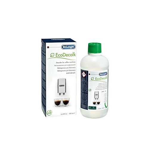 드롱기 DeLonghi EcoDecalk Descaler, Eco-Friendly Universal Descaling Solution for Coffee & Espresso Machines, 16.90 oz (5 uses)