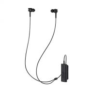 Audio-Technica ATH-ANC100BT QuietPoint Wireless In-Ear Active Noise-Cancelling Headphones, Black