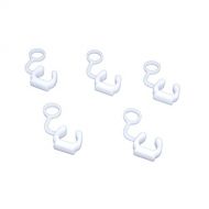 Williamcr 5 Pcs U Shape Silicone Rubber Locking Plug for GoPro Hero 7/(2018) 6 5 Black,4 Session,4 Silver,3+,YI,Campark,AKASO and More (White)