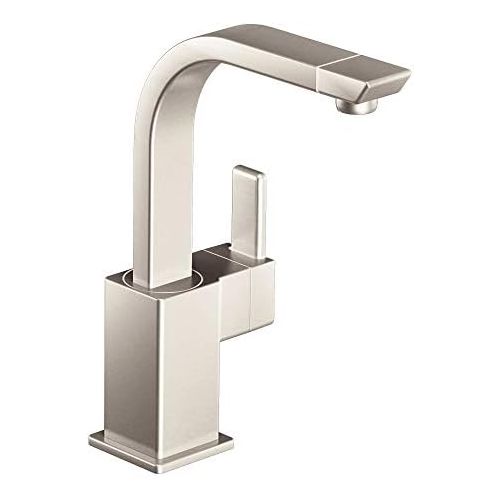  Moen S5170SRS 90-Degree One-Handle High Arc Single Mount Bar Faucet, Spot Resist Stainless