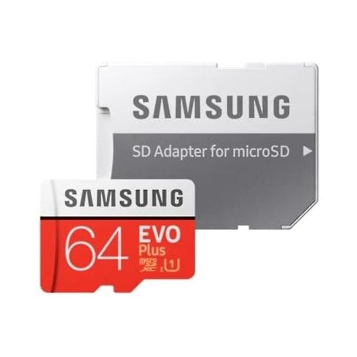 삼성 Samsung Evo Plus 64GB MicroSD XC Class 10 UHS-1 Mobile Memory Card for Samsung Galaxy J3 J1 Nxt Ace A9 A7 A5 A3 Tab A 7.0 E 8.0 View On7 On5 Z3