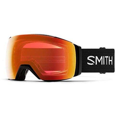 스미스 Smith I/O MAG XL Snow Goggle - Black Chromapop Everyday Red Mirror+ Extra Lens