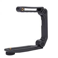 Mugast U-Grip Handle Stabilizer,Portable Foldable Video Filming Camera Handheld Stabilizing Grip Rig with Built-in Hexagon Wrench,1/4 Inch Thread Groove,for DSLR/Digital Video Cameras