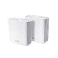ASUS ZenWiFi AX6600 Tri Band Mesh WiFi 6 System (XT8 2PK) Whole Home Coverage up to 5500 sq.ft & 6+ rooms, AiMesh, Included Lifetime Internet Security, Easy Setup, 3 SSID, Parent