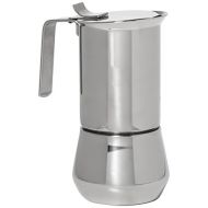 ILSA 122-3, Stainless Steel Stove-Top Espresso Maker, 3- cup