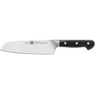 [아마존베스트]Zwilling Pro Santoku knife, 180 mm (stainless special steel, twin special melt, riveted, solid, plastic bowls) black