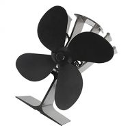 VORCOOL Heat Powered Stove Fan Fireplace Fan Wood Stove Fan Circulating Warm Air Saving Fuel Efficiently
