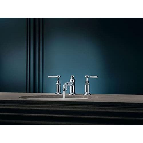  AXOR Montreux Classic Timeless Hand Polished 2-Handle 3 5-inch Tall Bathroom Sink Faucet in Chrome, 16535001