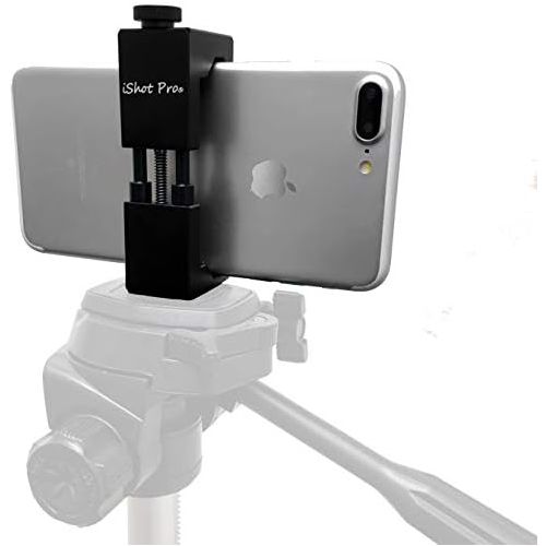  iShot Pro SecureGrip Universal 360° Adjustable Premium ALL METAL Filmmaking Video Rig Stabilizer Kit Camera Cage - Compatible with iPhone Samsung Android Google Sony GoPro Action C