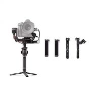 DJI RS 2 Combo with Twist Grip Dual Handle ? 3-Axis Gimbal Stabilizer for DSLR and Mirrorless Camera, Nikon Sony Panasonic Canon Fujifilm, 10 lb Payload, Carbon Fiber, Touchscreen,