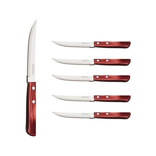  [아마존베스트]Tramontina Knives Set, Stainless Steel, Red, 30 x 30 x 30 cm