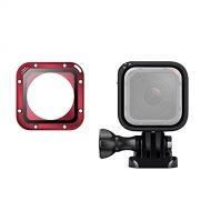 (2 PCS) ParaPace Lens Replacement Kit with Protective Housing Frame Shell Case for GoPro Hero 5 Session & 4 Session Action Camera Accessories Repair Parts (Red Len)
