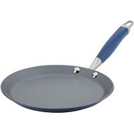 Anolon Advanced Home Hard Anodized Nonstick Crepe Pan, 9.5 Inch, Indigo Blue