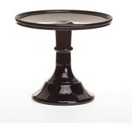 Mosser Glass 6 Pedestal Cake Plate - Black Raspberry