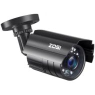 [아마존베스트]ZOSI 1080P HD-TVI Security Camera for Home Office Surveillance CCTV System - Bullet bnc Camera with Night Vision Black