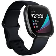 [아마존베스트]Fitbit Sense Advanced Smartwatch with Tools for Heart Health, Stress Management & Skin Temperature Trends, Carbon/Graphite, One Size (S & L Bands Included)