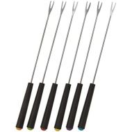 [아마존베스트]SIDCO Fondue Forks 6 x Fork Fondue Skewers Fondue Fork Set with 2 Prongs Stainless Steel