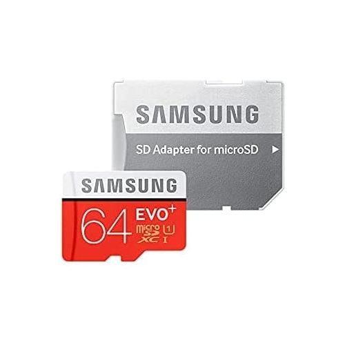 삼성 Samsung Evo Plus 64GB MicroSD XC Class 10 UHS-1 Mobile Memory Card for Samsung Galaxy J3 J1 Nxt Ace A9 A7 A5 A3 Tab A 7.0 E 8.0 View On7 On5 Z3