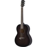 Yamaha 6 String CSF51M Parlor Acoustic Guitar, Translucent Black, Right, (CSF1M TBL)