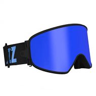 JJINPIXIU Ski Goggles, Double Anti-fog Lenses, UV Protection, Wear Glasses Wide Field Of View Ski Goggles, Compatible With Ski Helmets, Adjustable Shoulder Straps For Men, Women, T