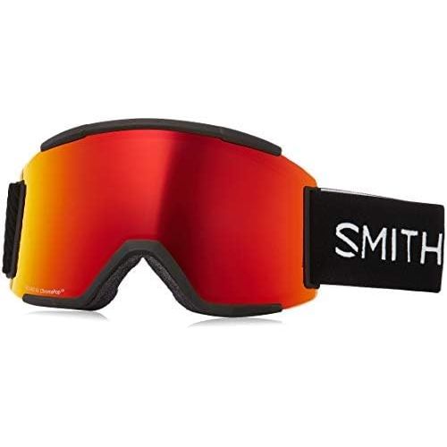 스미스 Smith Squad XL Snow Goggle - Black Chromapop Everyday Red Mirror + Extra Lens