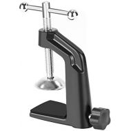 [아마존베스트]Neewer Metal table mounting clamp for microphone suspension boom scissors arm stand holder with an adjustable position screw, fits up to 2.2 inches / 5.6 cm desktop thickness (blac