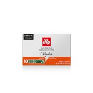 illy Arabica Selections Colombia, 100% Arabica Bean Signature Italian Blend Roasted, Single Serve Drip Brewed Coffee K Cup Pods, Coffee Pods for Keurig Coffee Machines,10 K-Cup Pod
