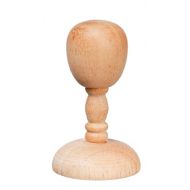 International Miniatures by Classics International Miniatures Dollhouse Miniature Wood Hat Stand in Unfinished Wood