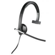Logitech USB Headset Mono H650e (Business Product), Corded Single-Ear Headset