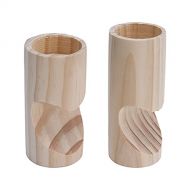 Gaeirt Tealight Candle Holder, Wide Range of Applications Lovely Shape Design Wood Candle Holder Durable for Indoor and Outdoor Use