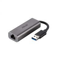 ASUS 2.5G Ethernet USB Adapter (USB C2500) Wired LAN Network Connection for Mac OS, Linux, Windows, Backward Compatible on 2.5G, 1G, 100Mbps, Ideal for Gaming