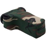 LensCoat BodyBag Telephoto camouflage neoprene protection camera body bag case (Forest Green Camo)