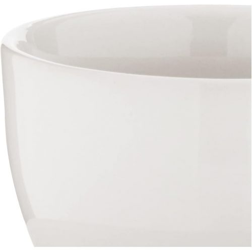 르크루제 Le Creuset Stoneware Set of 2 Cappuccino Cups and Saucers , 7 oz. each, White